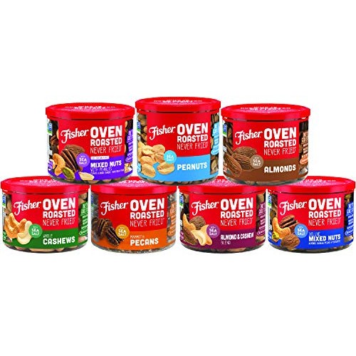 Fisher Snack Oven Roasted Never Fried Deluxe Mixed Nuts, 8.75 Oz