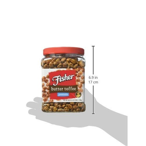 Fisher Butter Toffee Peanuts, 42-Ounce Packages Pack Of 2