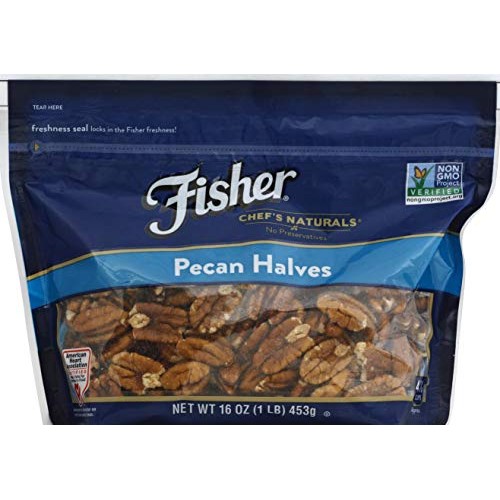 Fisher, Pecan Halves, 16Oz