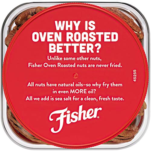 Fisher Snack Oven Roasted Never Fried Mammoth Pecans, 17 Ounces,...