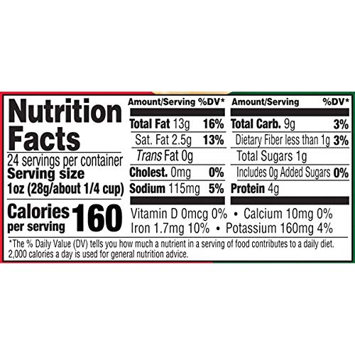 Fisher Snack Oven Roasted Never Fried Whole Cashews, 24 Oz, Made