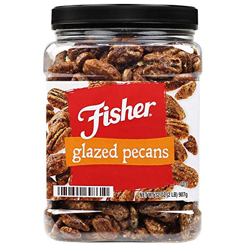 Twin Pack Combo- Delicious Fisher Fresh Glazed Pecans Jar Of 2 L