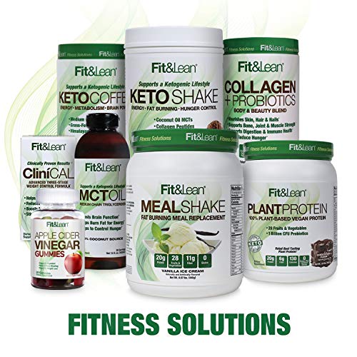 Fit &Amp; Lean Apple Cider Vinegar Gummies, Apple Cider Vinegar, Wit