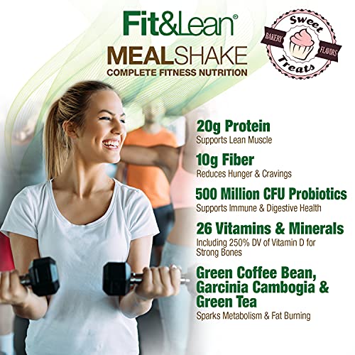 Fit & Lean Meal Shake, Fat Burning Meal Replacement, Protein, Fi...