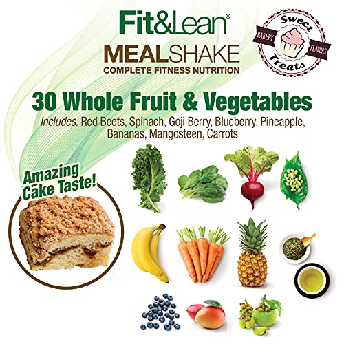 Fit & Lean Meal Shake, Fat Burning Meal Replacement, Protein, Fi...