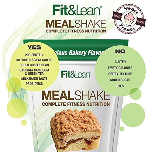 Fit & Lean Meal Shake, Fat Burning Meal Replacement, Protein, Fi...