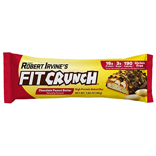 Fitcrunch Protein Bars, Snack Size Value Pack, Gluten Free, Made