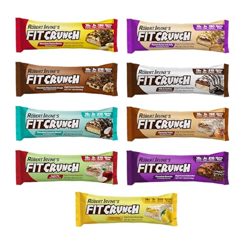 FITCRUNCH Snack Size Protein Bars, Designed by Robert Irvine, 6-...