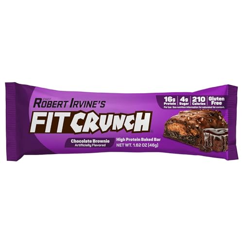 FITCRUNCH Snack Size Protein Bars, Designed by Robert Irvine, 6-...