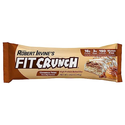FITCRUNCH Snack Size Protein Bars, Designed by Robert Irvine, 6-...