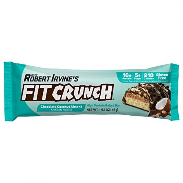 FITCRUNCH Snack Size Protein Bars, Designed by Robert Irvine, Wo...