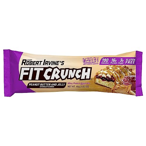 FITCRUNCH Snack Size Protein Bars, Designed by Robert Irvine, 6-...