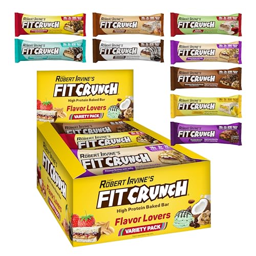 FITCRUNCH Snack Size Protein Bars, Designed by Robert Irvine, 6-...