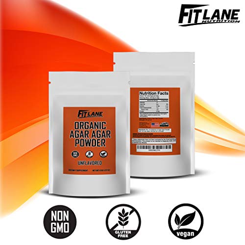 Agar Agar Powder. Organic Vegan Vegetarian Gelatin. Non Gmo, H