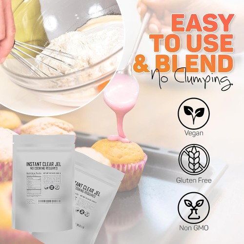 Instant Clear Jel for Canning 300 Grams, No Cooking Required Pie Thickener