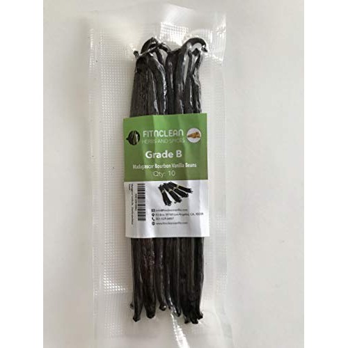 Madagascar Vanilla Beans Grade B For Extract, Cooking And Baking