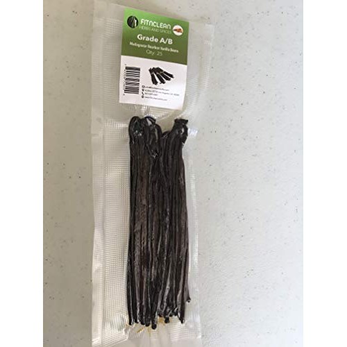 25 Madagascar Vanilla Beans Grade A/B For Extract And Everything