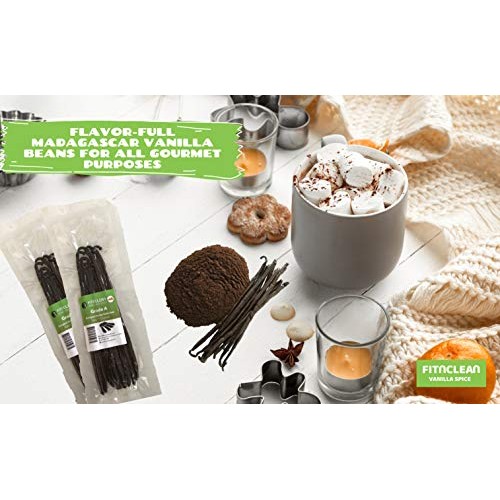1 Ounce Madagascar Bourbon Vanilla Beans Grade A For Baking, Pas
