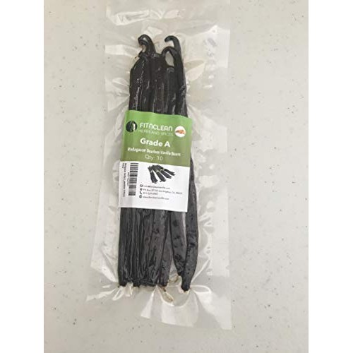 Vanilla Beans Grade A Madagascar 10 Ea For Extract, Paste, Coo