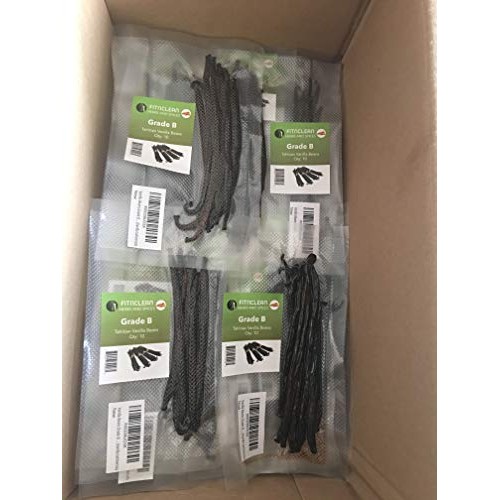 Vanilla Beans Grade B For Extract, Cooking And Baking 10Ea By