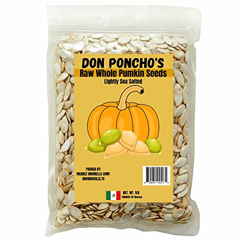 Five Brothers Don Poncho’s | Lightly Sea Salted Whole Pumpkin Se...