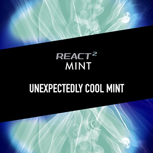 5 Gum React Mint Sugar Free Chewing Gum, 15 Pieces 10 Pack