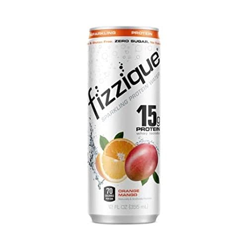 Fizzique Sparkling Protein Water With Natural Caffeine, 15G Whey
