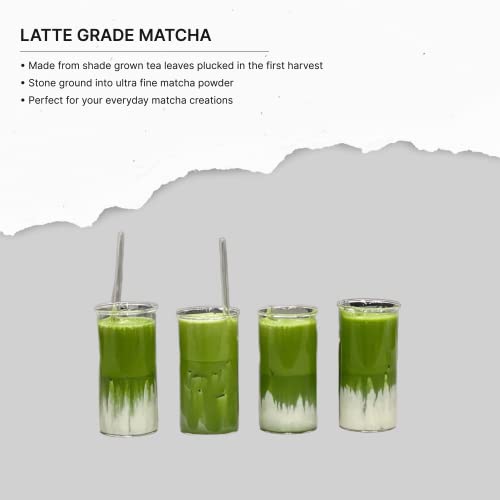 FKRO Organic Matcha Latte 80g/2.82oz 1st Harvest, Single Origi...