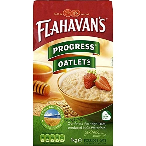 Flahavans Irish Progress Oatlets / Oatmeal / Porridge, 1Kg Bag