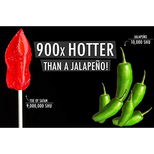 Flamethrower Candy Co Toe Of Satan Lollipop Two Pack Caroline Re