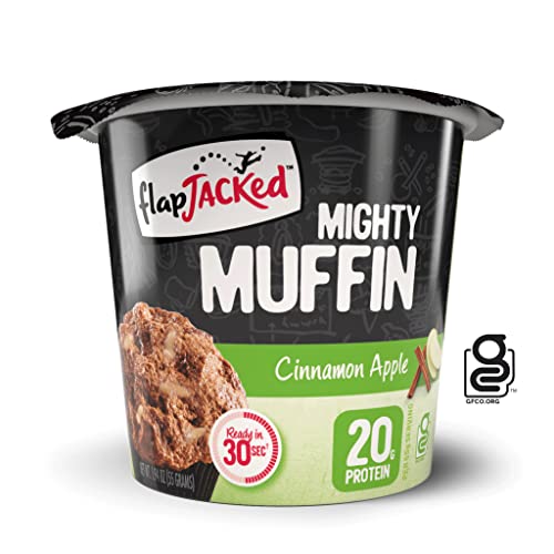 FlapJacked Mighty Muffins, Gluten-Free Cinnamon Apple, 12 Pack
