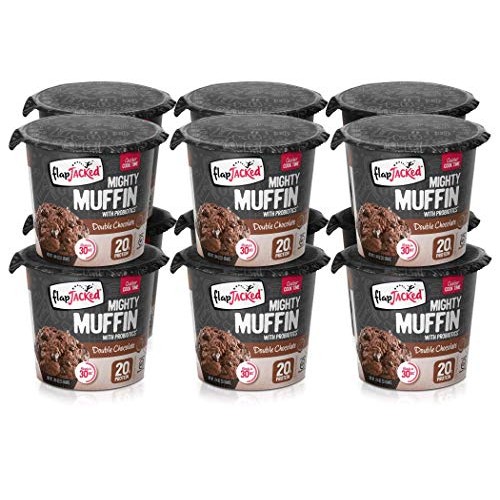 Flapjacked Mighty Muffins, Gluten-Free Double Chocolate, 12 Pack