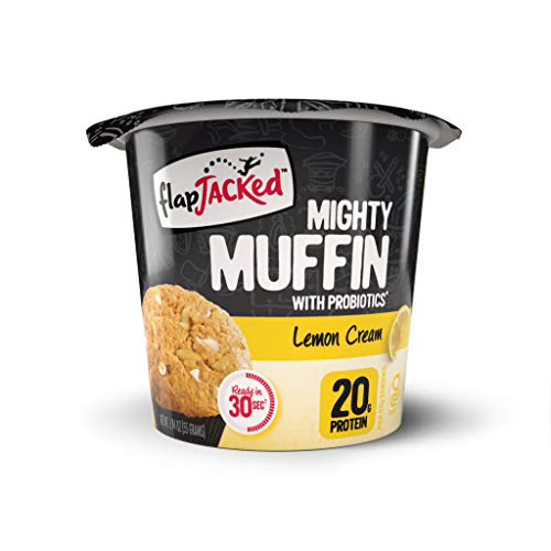 Flapjacked Mighty Muffins, Lemon Cream, 12 Pack | High Protein
