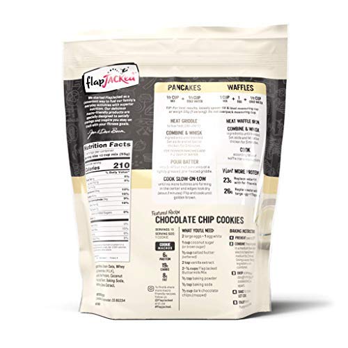 Flapjacked Protein Pancake &Amp; Baking Mix, Buttermilk, 24Oz, 4 Pack