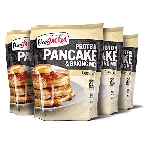 Flapjacked Protein Pancake &Amp; Baking Mix, Buttermilk, 24Oz, 4 Pack