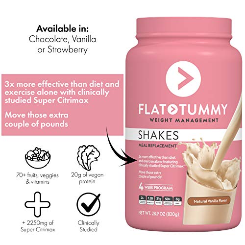 Flat Tummy Tea Meal Replacement Plant Based Protein Powder, Vani