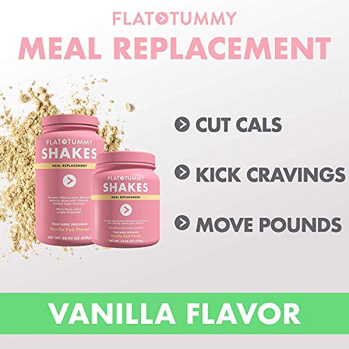 Flat Tummy Tea Meal Replacement Plant Based Protein Powder, Vani