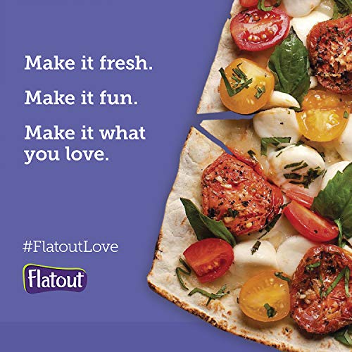 Flatout Flatbread - Thin Pizza Crust Rustic White - Weight Watch