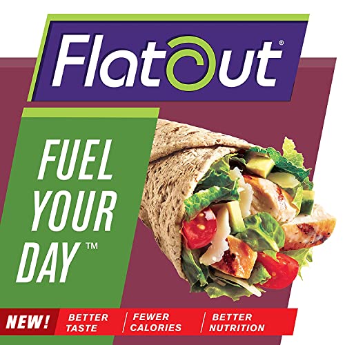Flatout Flatbread, Multigrain with Flax, Perfect for Use as Sand...
