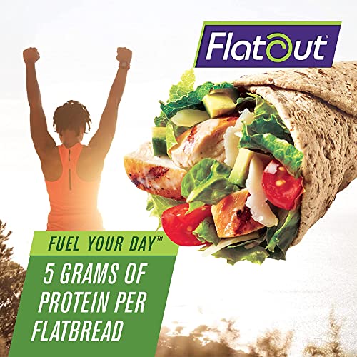 Flatout Flatbread, Multigrain with Flax, Perfect for Use as Sand...