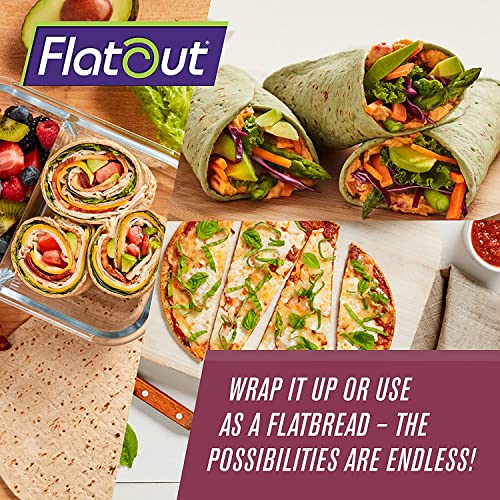 Flatout Flatbread, Multigrain with Flax, Perfect for Use as Sand...