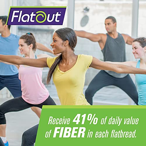 Flatout Flatbread, Multigrain with Flax, Perfect for Use as Sand...