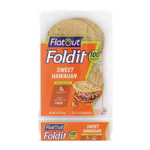 Flatout Foldit, Sweet Hawaiian4 Packs Of 6 Foldits