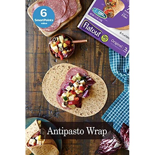 Flatout Wraps, Light Original 4 Packs Of 6 Flatbreads