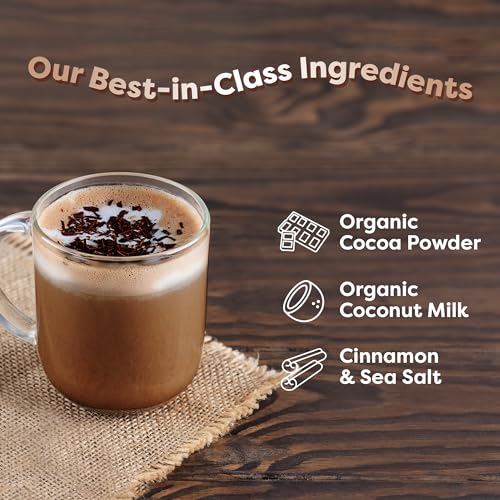 FlavCity Keto Hot Chocolate Powder, Original – Dairy-Free & Suga...
