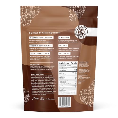 FlavCity Keto Hot Chocolate Powder, Original – Dairy-Free & Suga...