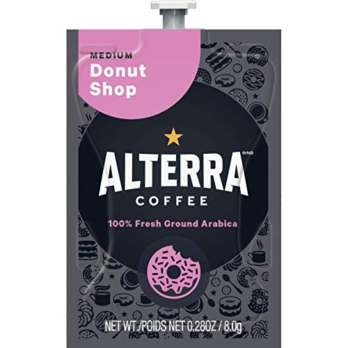 Flavia Alterra Coffee, Donut Shop, 20-Count Fresh Packs Pack Of 5