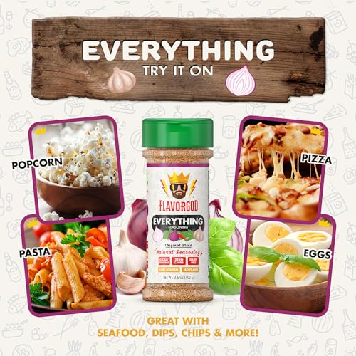 Everything Seasoning Mix, 2 Bottles by Flavor God - Premium All ...