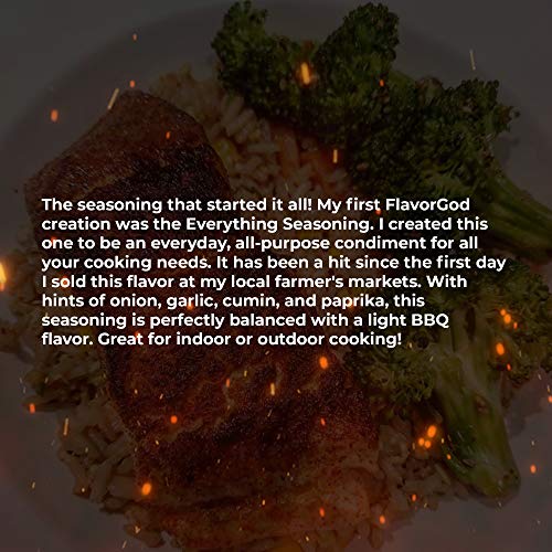 Flavor God #1 , Everything Seasoning, 1 Bottle, 5 Oz