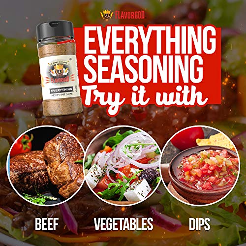 Flavor God #1 , Everything Seasoning, 1 Bottle, 5 Oz